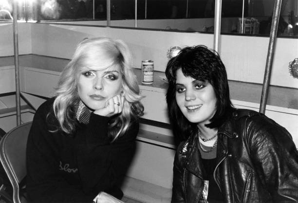crockpics's tweet photo. Debbie Harry and Joan Jett. Photo by Donna Santisi. https://t.co/s1AKEQksoe