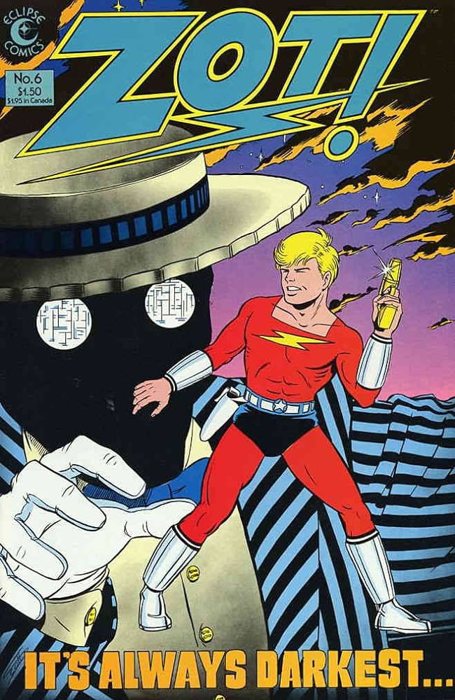 ScottlandHard's tweet image. Eclipse Comics, the jewel of the dollar bin. Half the story at twice the price would still be a bargain.

#zot #crossfire #axelpressbutton #sabre #eclipsecomics #eclipse #comics