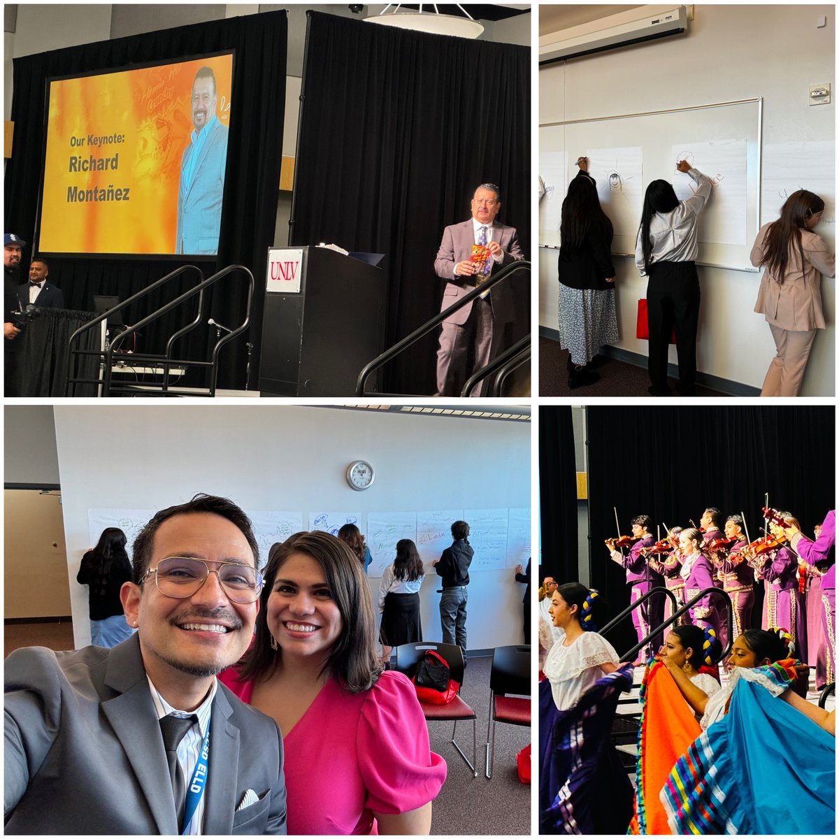 Latinos in Action student leadership conference! Inspirational and y con las pilas recargadas! @latinosinacti0n @ClarkCountySch @ccsdunify @Astrid_NV @NVALAS1 @unlv our students are awesome! Use language to lead!