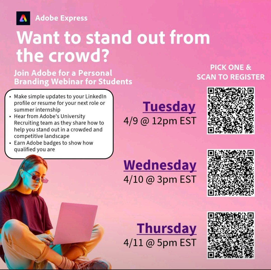 Winston-Salem State University Students! @WSSURAMS Here is a way to learn how to #UnleashYourGenius PLAN TO ATTEND A SESSION!!! #DIGITALskills #digitalFluency #careerPrep