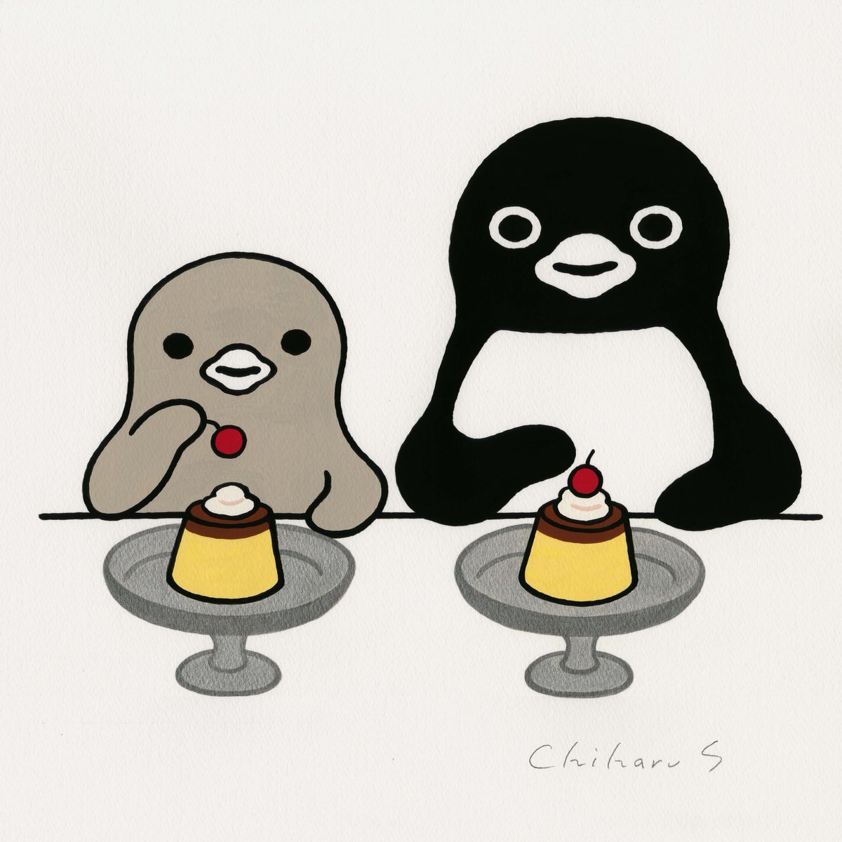 Suicaのペンギン”作者の新作展🐧☕ イラストレーター坂崎千春の新作展