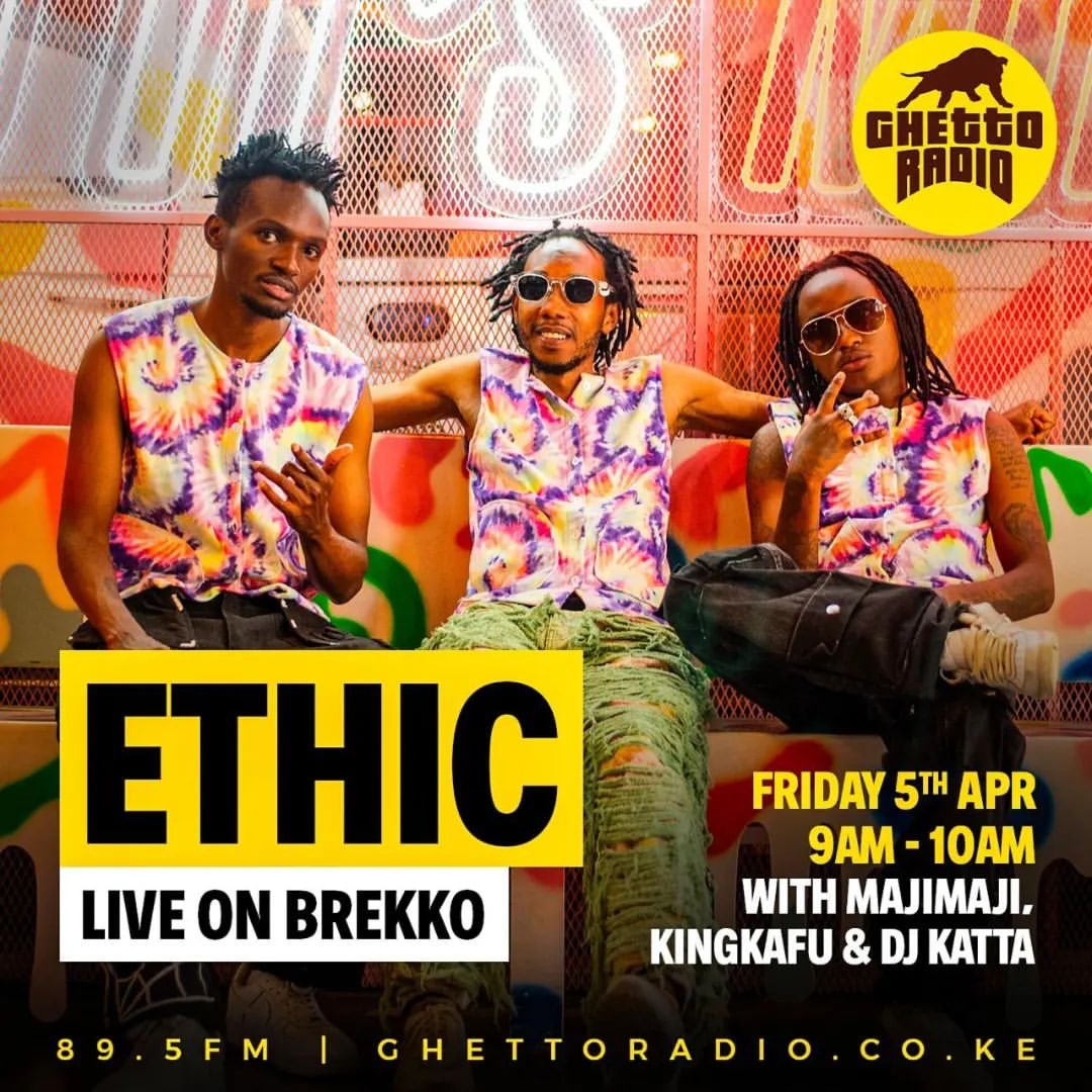 “Success is not final; failure is not fatal: It is the courage to continue that count.” #Brekko Quote Big up to Ethic who pioneered Gengetone, went through ups and downs, and has not stopped, still pushing on and holding ground. Watakuwa live from 9-10am @GhettoRadio895