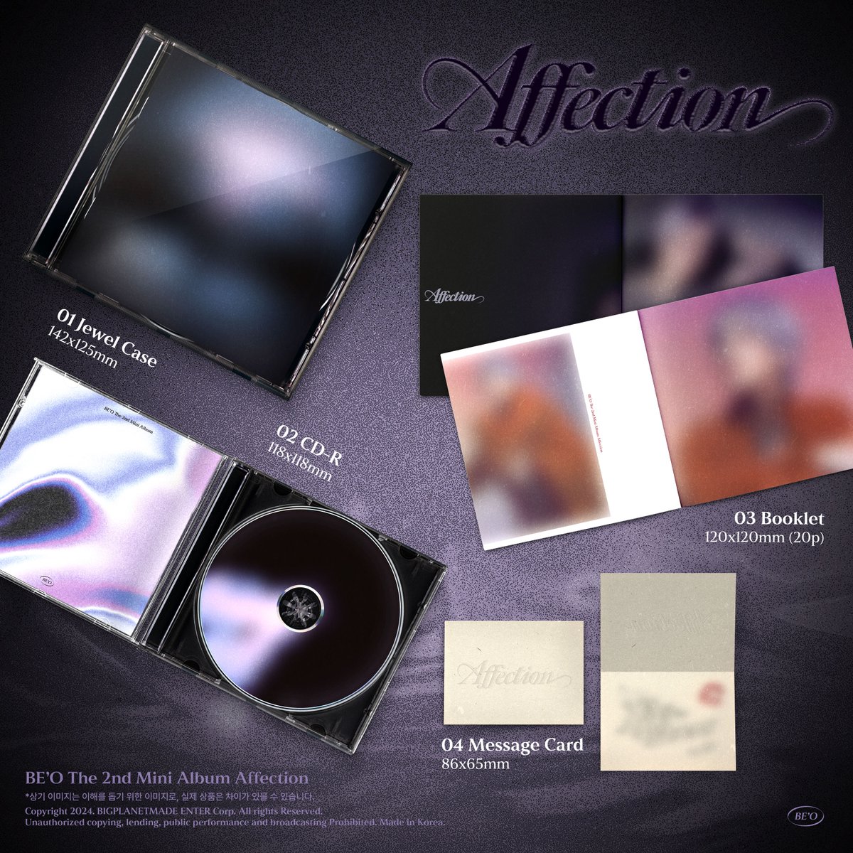 [#비오] 📢 BE'O The 2nd Mini Album 'Affection' 예약 판매 안내 📍 예약 판매 기간 : 2024.04.05. 2PM (KST) ~ 🔗 cafe.daum.net/BEOCafe/ZS5b/33 #BEO #Affection #BPM #BigPlanetMade