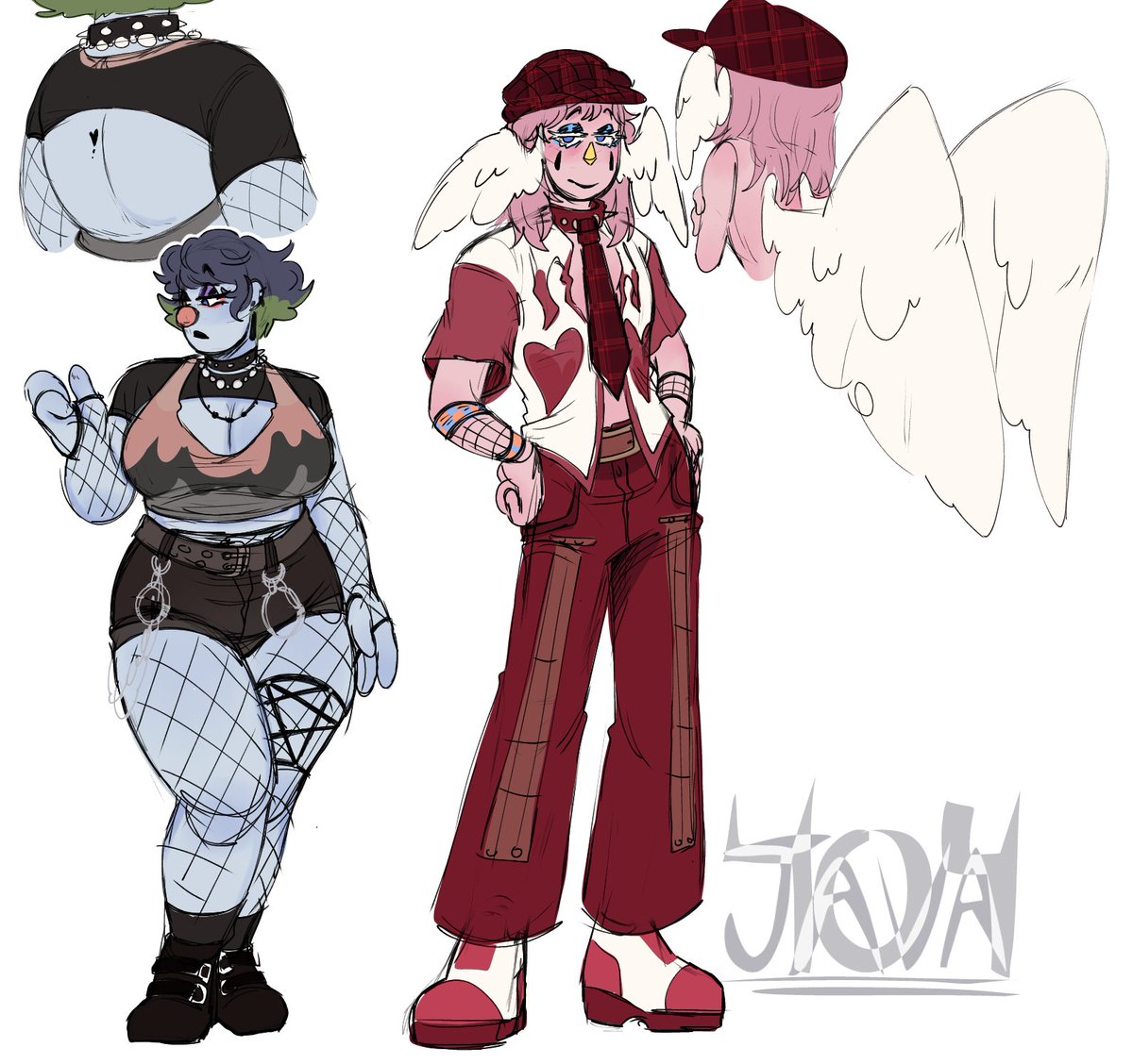 Javadoodle404's tweet image. Reboot Letha and Tina 💕
.
Au by: @//bloodred_iscream
