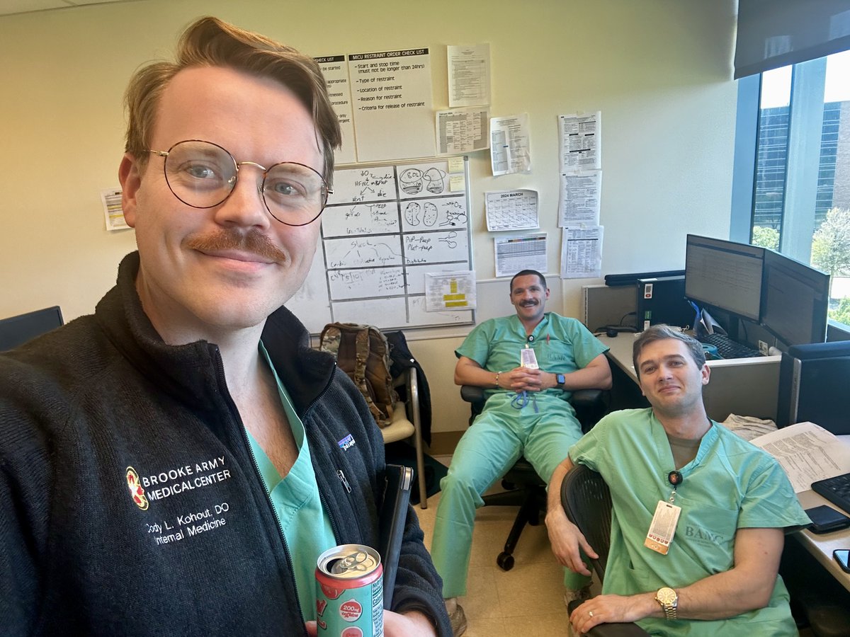 An ICOM Alumni reunion at Brooke Army Medical Center at Fort Sam Houston in Texas! (L-R) Dr. Cody Kohout, '23; Dr. Grant Hruby, '23; and Daniil Chelnokov, '23. #IdahoCOM #ICOM #ICOM2023 #ICOMAlumni #MilitaryMedicine