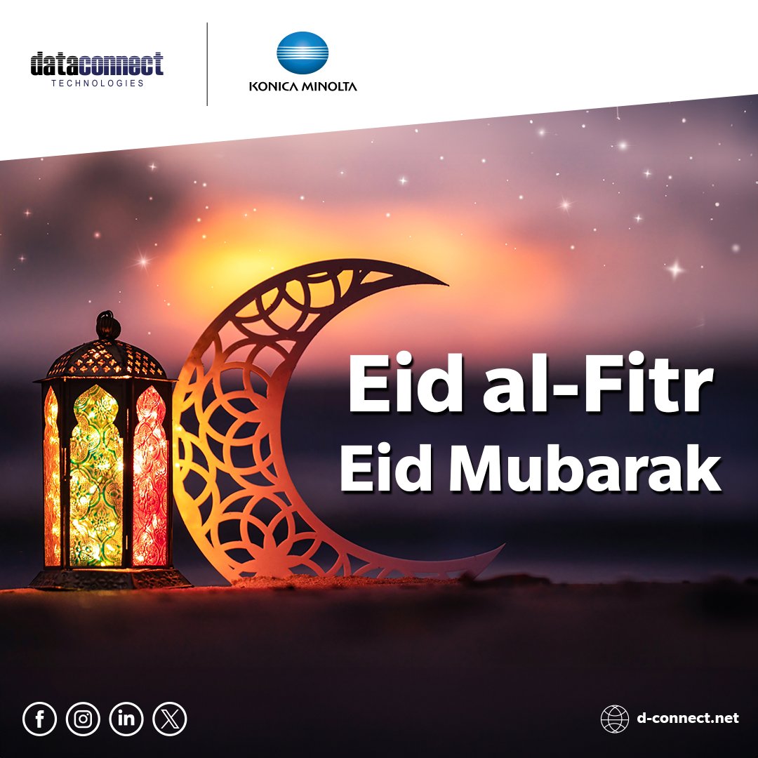 dataconnectt's tweet image. As the crescent moon graces the sky, let’s celebrate the joyous occasion of #EidAlFitr with open arms, forgiveness, and unity.

#EidMubarak from #DataConnectTechnologies!

Website: d-connect.net

#eid #ramadan  #mubarak #ramadanmubarak #HariRayaPuasa2024 #DCT #ICT  #SG