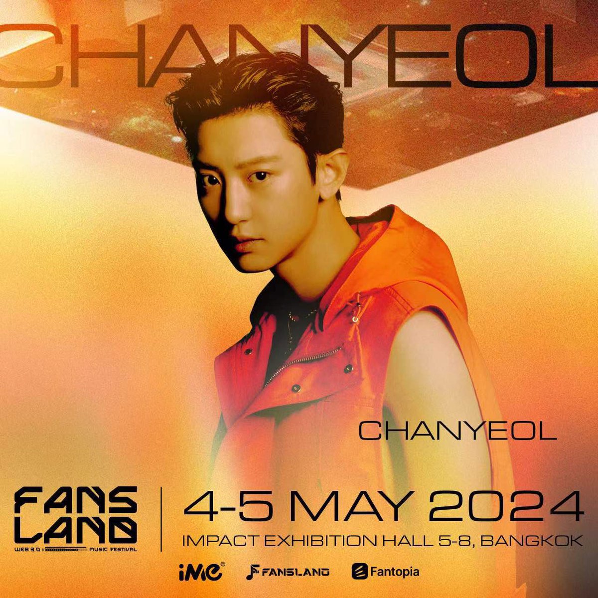 Can’t miss out on this night for all EXO-Ls! Fansland Music Festival is bringing 𝗖𝗛𝗔𝗡𝗬𝗘𝗢𝗟 over! Let’s create an unforgettable experience together and set this house on fire🔥 #CHANYEOL #Web3MusicFestival #Fansland #Web3 #WAGMI #iMe #iMeThailand #iMeAsia #Fantopia