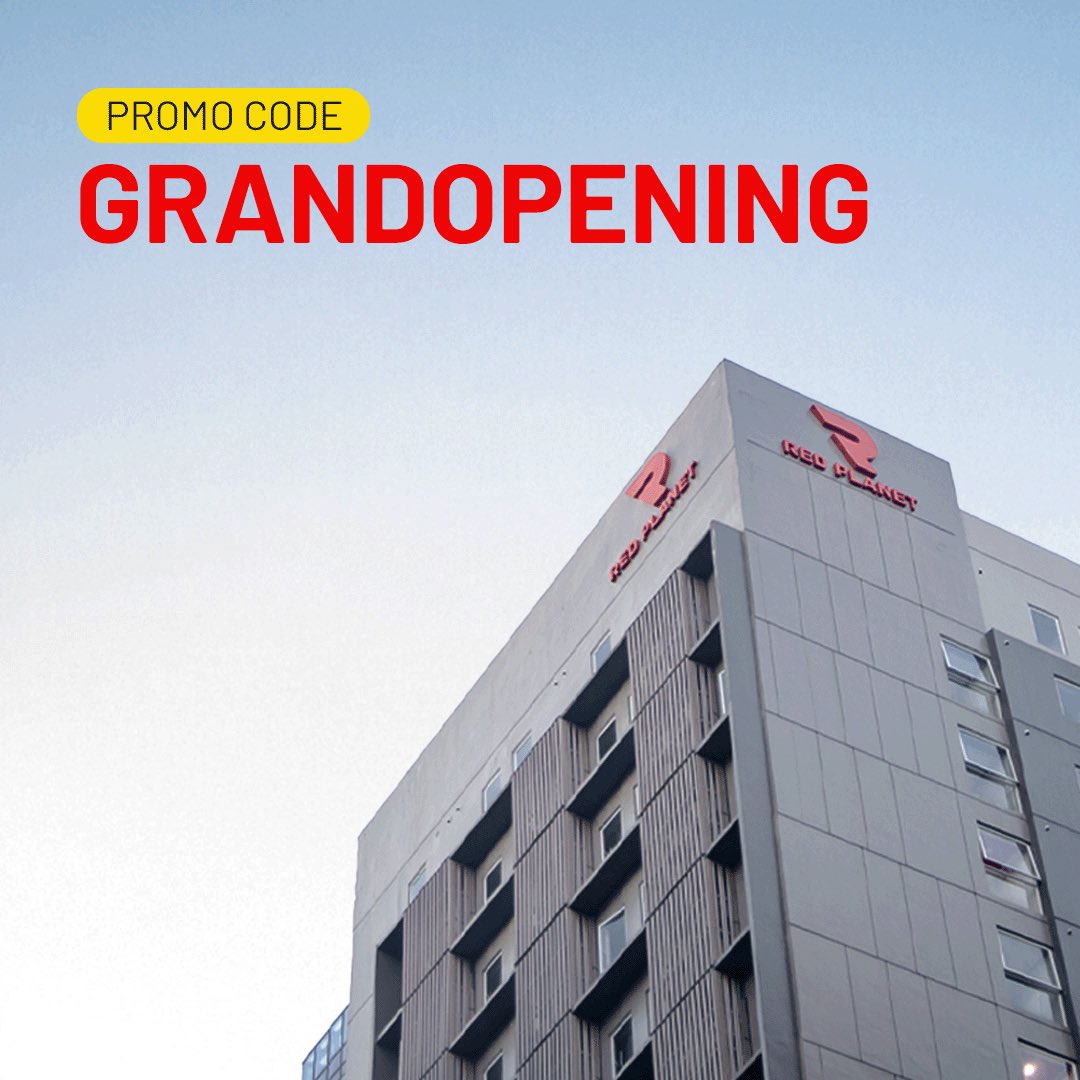 redplanetph's tweet photo. It’s finally happening! 🎉✨

Red Planet BGC The Fort’s Grand Opening will be in May 2024. 🥳

🏷 Use the code: GRANDOPENING for up to 40% OFF
📝 Book Period: 5-19 Apr 2024
🛌 Stay Period: 5 Apr to 31 May 2024

Book Now: https://t.co/OXPjBUcVzY https://t.co/HnsbDuwoFK