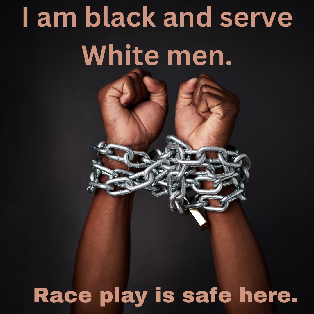 colonized1999's tweet photo. No shame in admitting it. Can I get you other bucks to fess up! 
🦍🦝🐒🦧
#raceplay #whitealpha #blacksub #whiteboysdoitbetter https://t.co/0wYgy469bj