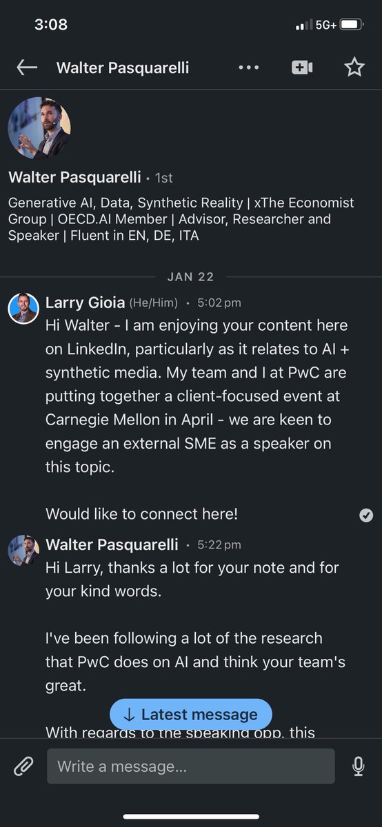 LGin412's tweet image. A pleasure to spend the last 2 days w/ @waltpasquarelli here in Pittsburgh at the @PwC University Exchange at @teppercmu.

We went deep on our shared passion for #syntheticreality.

There’s nothing synthetic about this IRL connection! 

Welcome to the #pinksocks tribe. 👊🔠 #ABCD