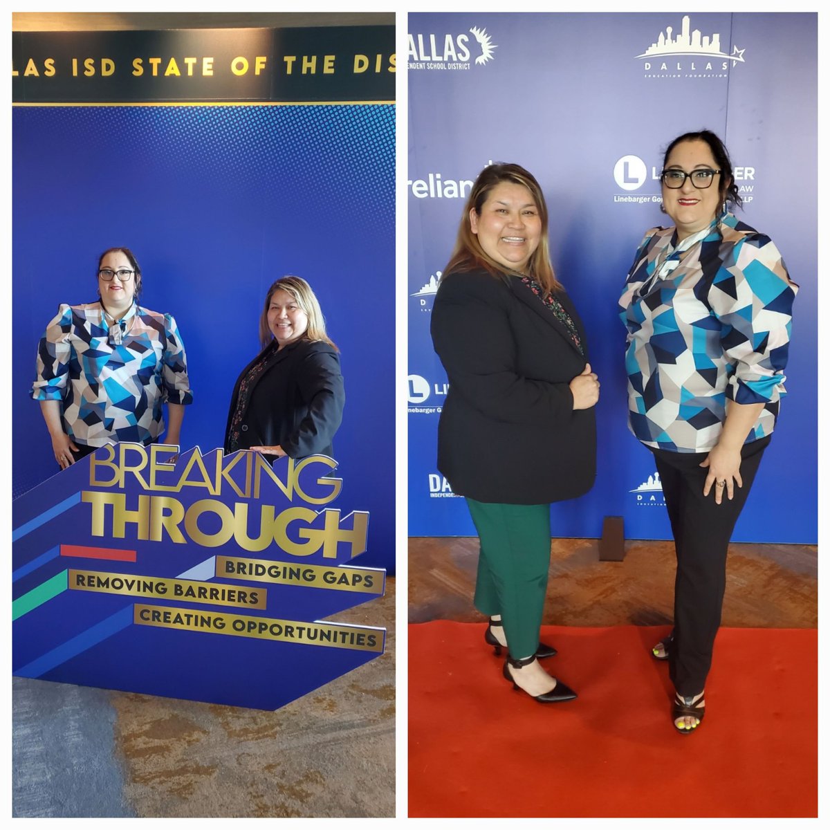 M_EsquivelDISD's tweet photo. Ms. G.Gomez and I had an awesome evening at the 2024 DISD State Of The District! https://t.co/YmPLGzoW5S