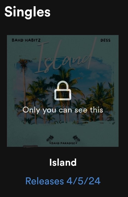 Ayyyye! 

'Island'🔥🏝🔥🏝
Droppin' tonight at midnight!
#islandlife #island #fyp #bahdhabitz #explorepage #rapmusic #radio #fy #exploremore #applemusicplaylist #islandvibes #art #artist #localmusic #localartist #newmusic #rap #rapper #hiphop #trendingnow #trendingsongs #trend