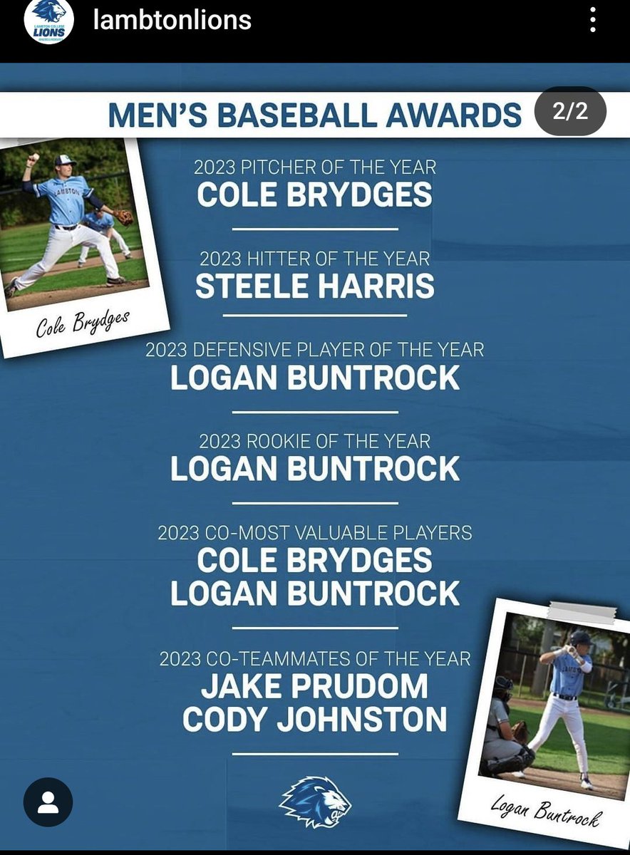 Congrats to these guys...but regardless of individual awards very proud of our entire club who have all played a part in helping this program take the next step.