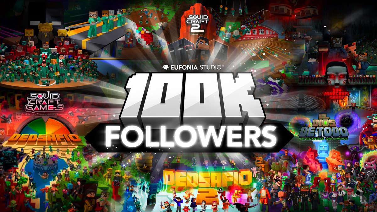 Desde el 2015 estuvimos esperando este momento, de hacer Noobsters a realizar todo lo que es Eufonia hasta ahora. Gracias por los 100k🪲🎉.