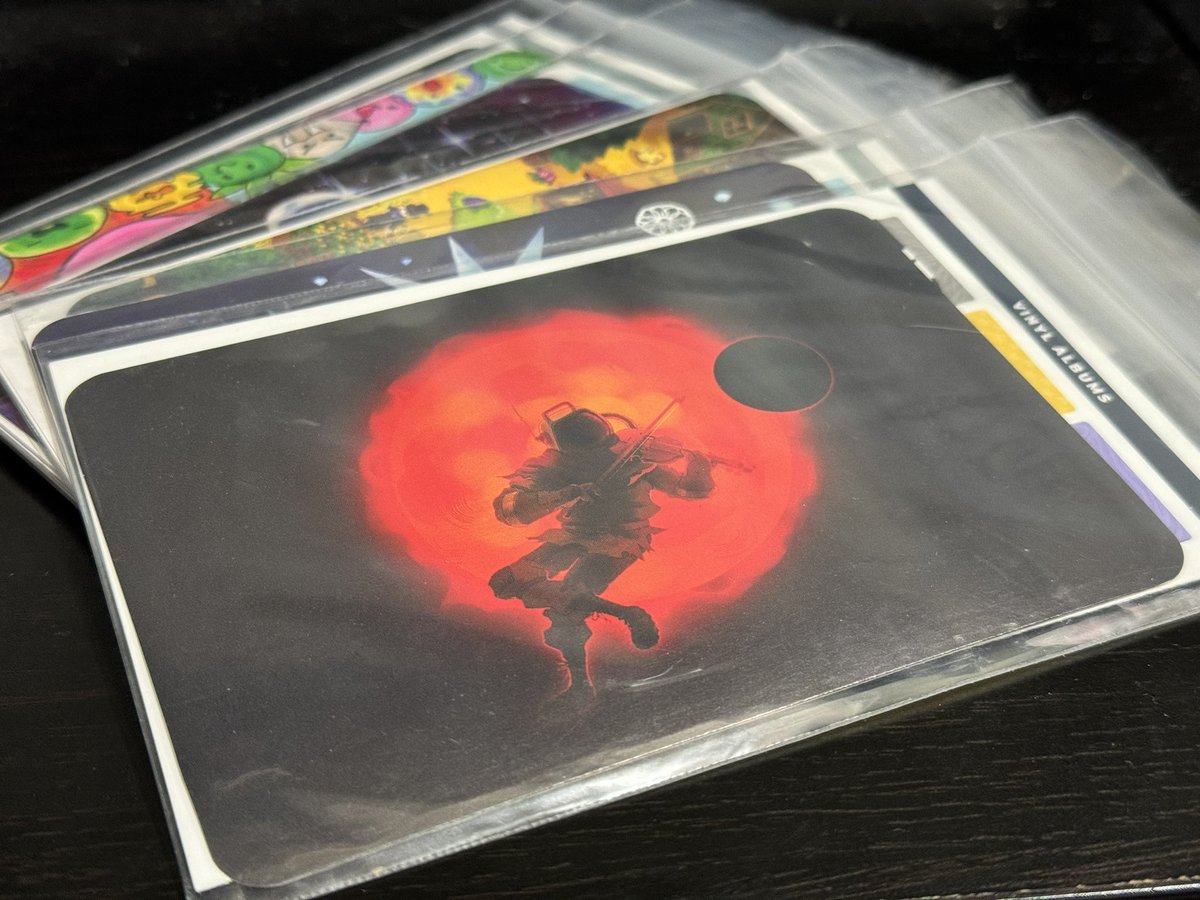 Ben (not parody) (super official) (@savageboredom) on Twitter photo I always love the little prints that come with my <a href="/Fangamer/">Fangamer</a> orders, but was especially excited to get this one from my favorite game.
Now I have to wonder if there’s an Outer Wilds logo sticker as well? If so I definitely need it.
#outerwilds <a href="/Mobius_Games/">Mobius Digital Games</a> <a href="/cynomanic/">Liz Walcher</a> I always love the little prints that come with my <a href="/Fangamer/">Fangamer</a> orders, but was especially excited to get this one from my favorite game.
Now I have to wonder if there’s an Outer Wilds logo sticker as well? If so I definitely need it.
#outerwilds <a href="/Mobius_Games/">Mobius Digital Games</a> <a href="/cynomanic/">Liz Walcher</a>