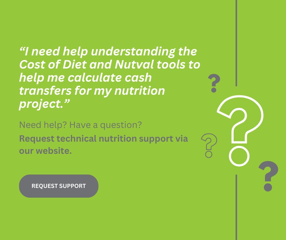 Our Technical Team of Nutrition in Emergencies (NiE) experts is ready to help and answer your questions! Fill out the request form on our website 👇 to submit your needs and questions. lnkd.in/eZDGYCnG
