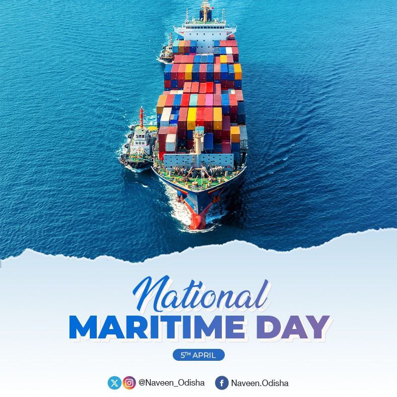 Maritime sector plays a crucial role in the country's economic growth and development. On #NationalMaritimeDay, let's celebrate #Odisha's glorious maritime past, traditions & heritage, and reaffirm commitment to make it a major maritime power with a thriving trade network.