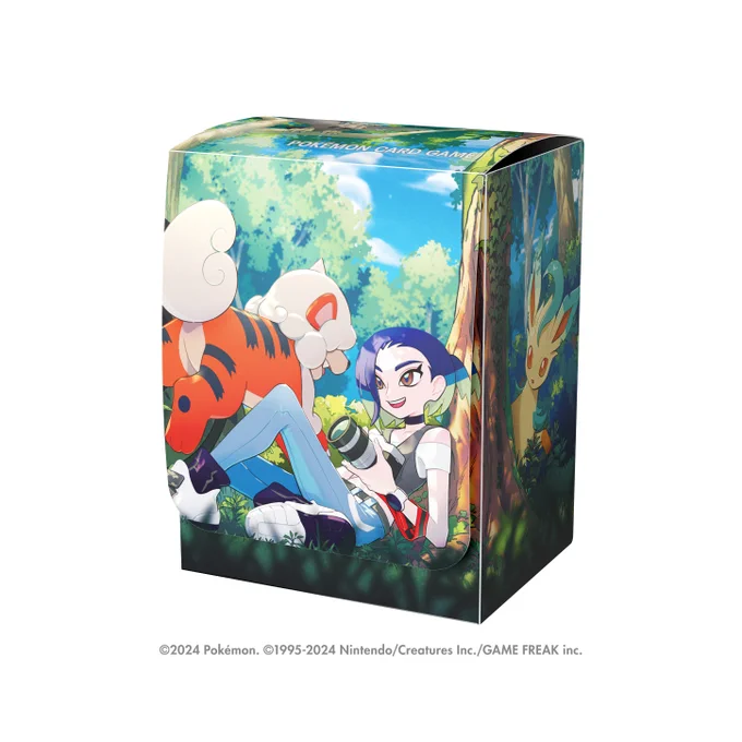 【おしらせ】3月22日(金)に発売しました ポケモンカードゲーム デッキシールド デッキケース 「 サザレ 」のイラストを担当させていただきました!#ポケカ #ポケモンカード  