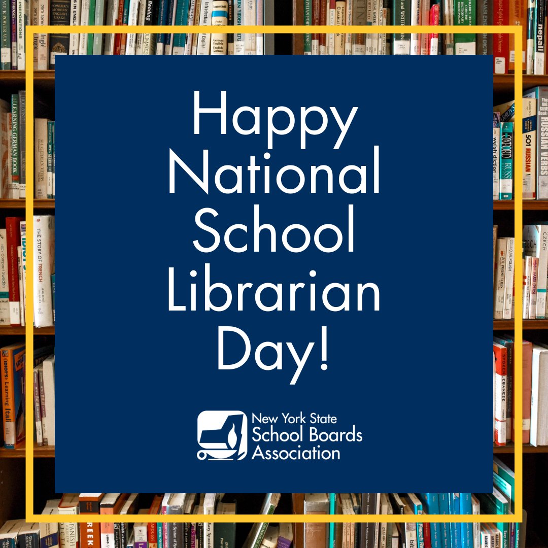 Today is National School Librarian Day! Join us in celebrating those who make every bookshelf a gateway to infinite worlds! 📚❤️
