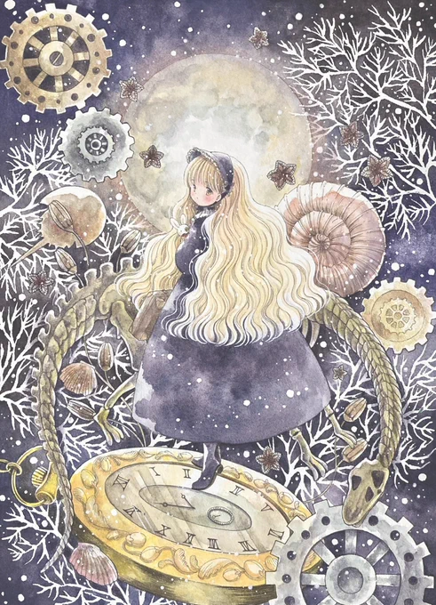 Art train いつも物語を感じる作品を描いてくださる咲久亜さんからバトンいただきました「自分のお気に入りの絵を引用してRT」で繋いでいきますたくさん繋がりたいのですがすでに繋がっていたり推し作家さんがたくさんすぎて選びきれずアンカーでお願いします 