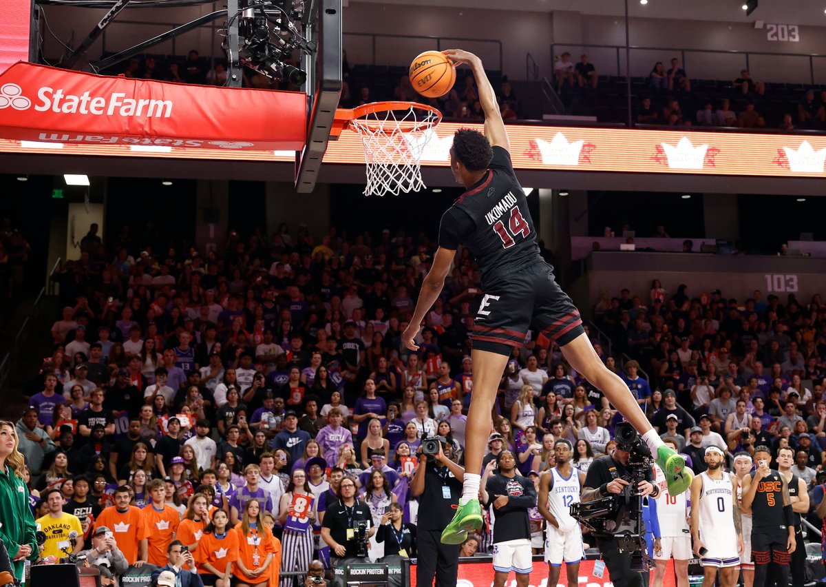 .@clutch__j finishes 2nd at the @CollegeSLAM Dunk Championship in Phoenix. He scores a 59 out of 60 in the finals #𝗠𝗼𝘀𝘁𝗘𝘅𝗰𝗶𝘁𝗶𝗻𝗴𝟰𝟬𝗠𝗶𝗻𝘂𝘁𝗲𝘀𝗜𝗻𝗦𝗽𝗼𝗿𝘁𝘀