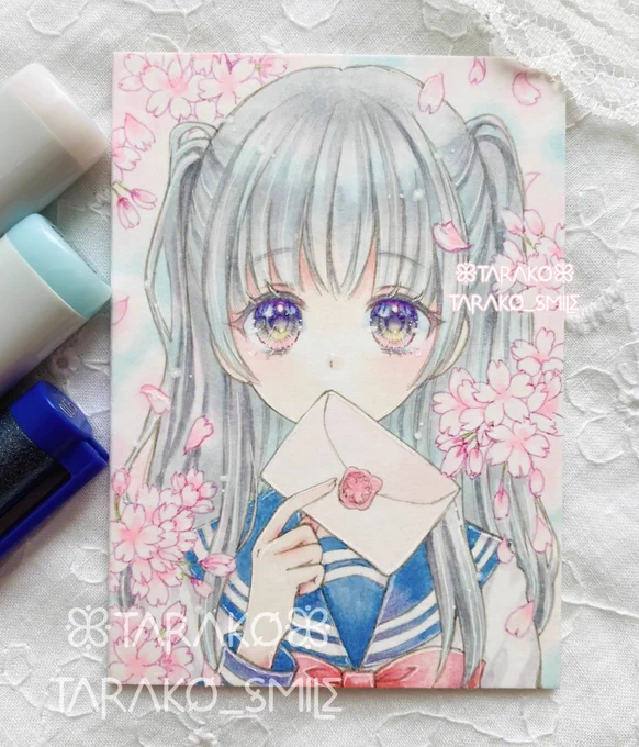 #幸せの鐘がなる頃に2 #ATC桜の季節に想いを馳せて 
