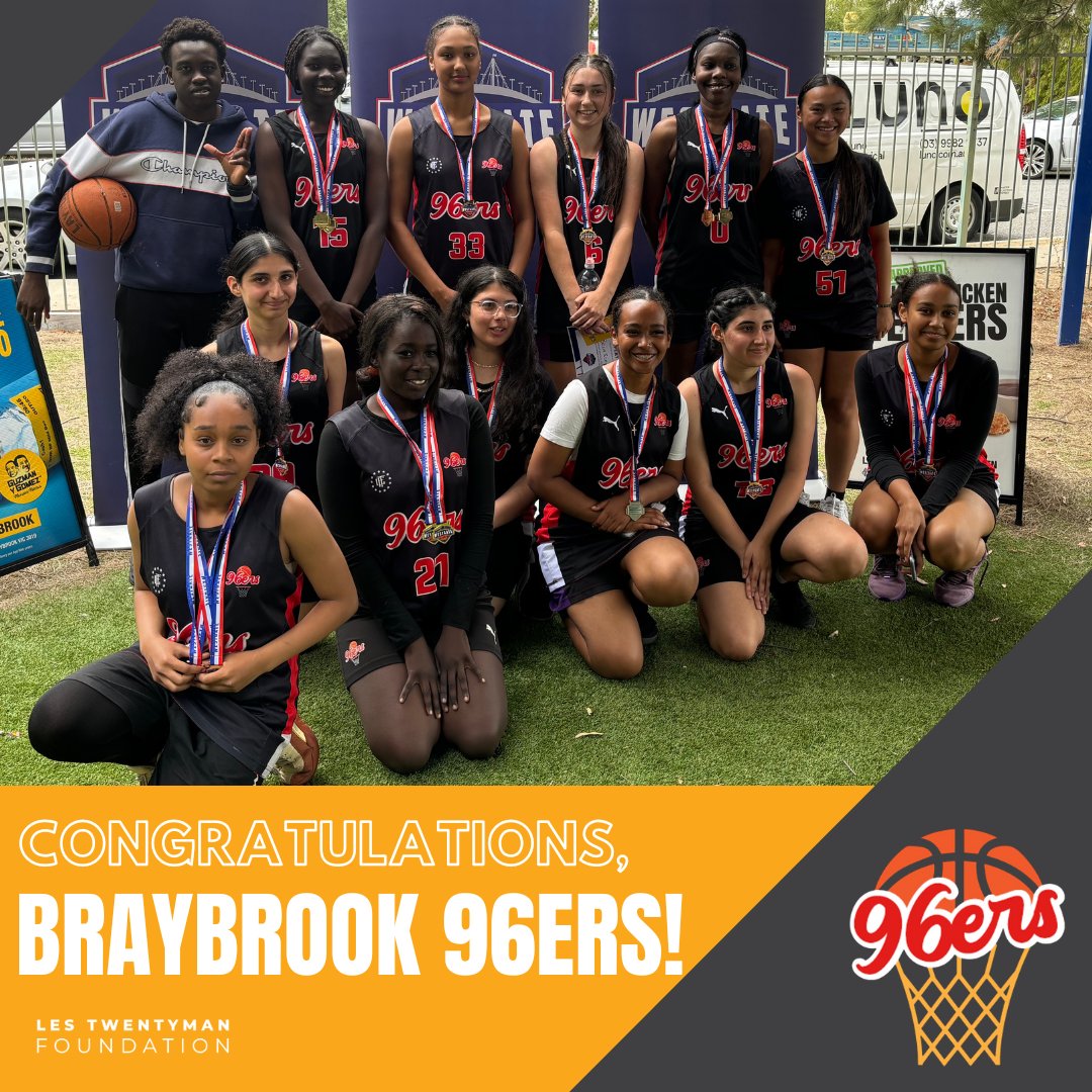 Congratulations to our Braybrook 96ers for their outstanding performance in the Grand Final Showdown! 🏀🏆

We are immensely proud of each player for their hard work, teamwork, resilience, and support shown towards one another throughout the season. 🤝