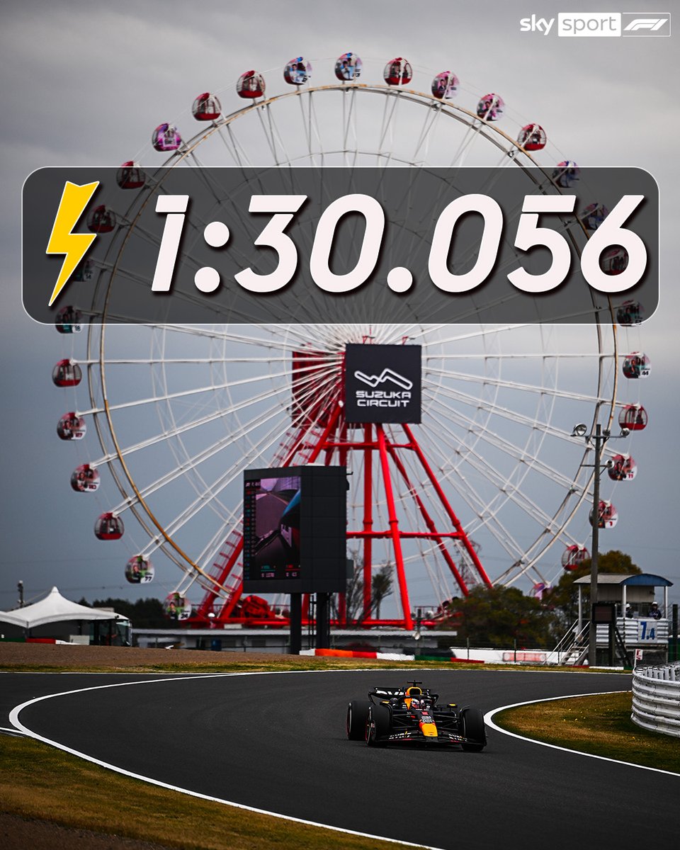Si chiude la prima sessione di libere del GP del Giappone a Suzuka: Verstappen davanti a tutti. I risultati 🔗 tiny.cc/P1_Suzuka_ #JapaneseGP