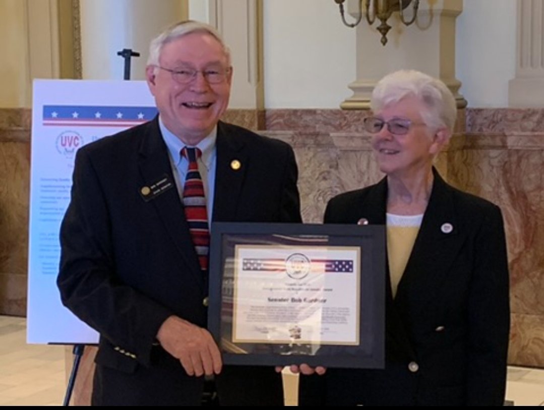 I'm very humbled for receiving a United Veterans Coalition Distinguished Legislator for passing a bill to preserve &amp; extend a partial tax exemption for military retirement pay. As a veteran, I know the value of veterans &amp; their sacrifices. I'm truly honored! #copolitics #CD5