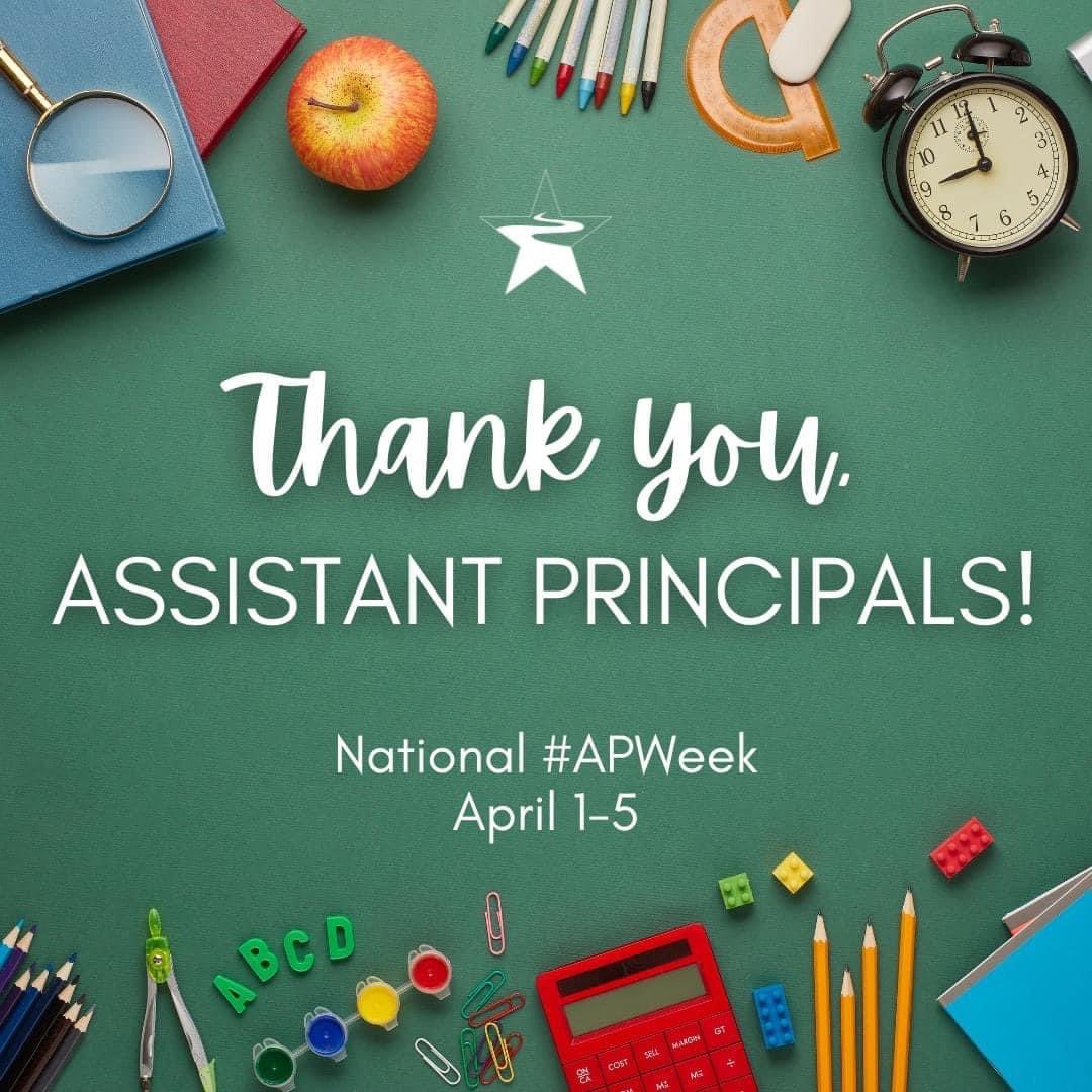 Thank you to Mrs. Blume, Mr. Bryant, and Mr. Duncan for serving as our assistant principals every day! We are fortunate to have APs who love our students and staff! #APWeek @CyFairISD