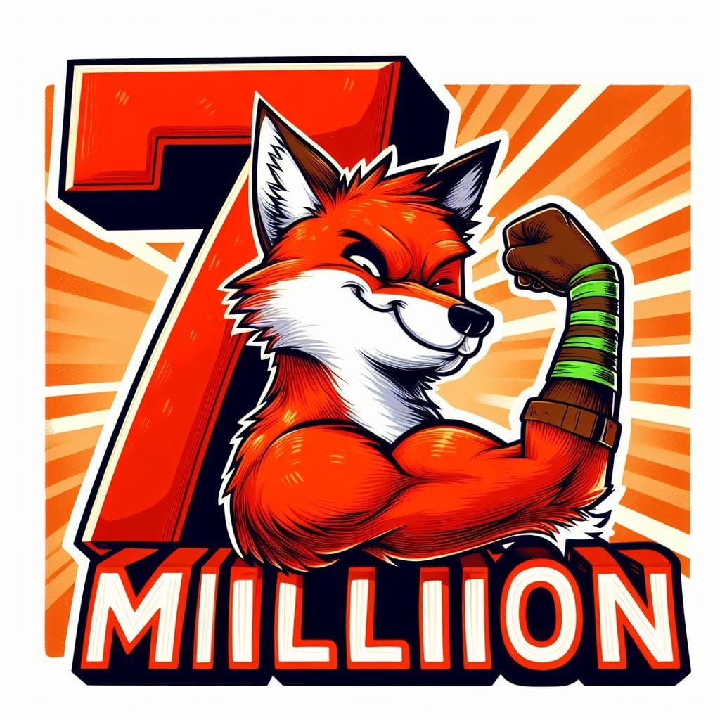 Incredible news! FlareFox has reached a staggering 7 million market cap, accompanied by a remarkable 750k volume And here's the kicker we haven't even initiated our buyback and burn yet. Brace yourselves for what's to come! 🚀 #FlareFox #FlareNetwork #FLR #FLX