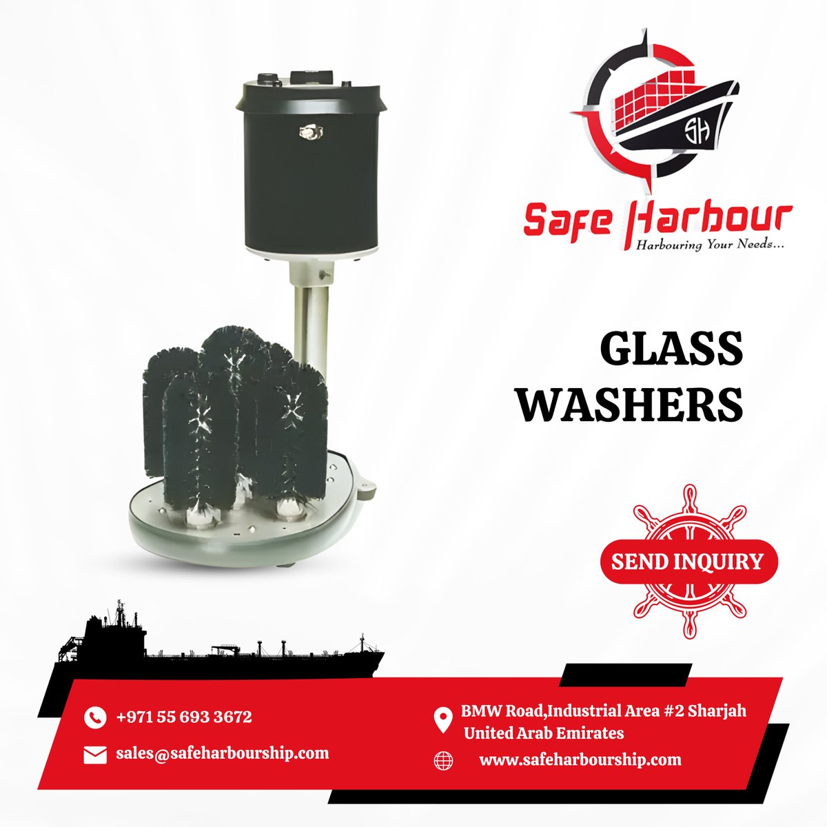 Experience spotless glassware every time with Safe Harbour's glass washer. Our marine-grade equipment ensures cleanliness and efficiency, setting new standards for hygiene.

Explore more at - safeharbourship.com
.
.
#washer #safeharbour #glasswasher #marineequipment