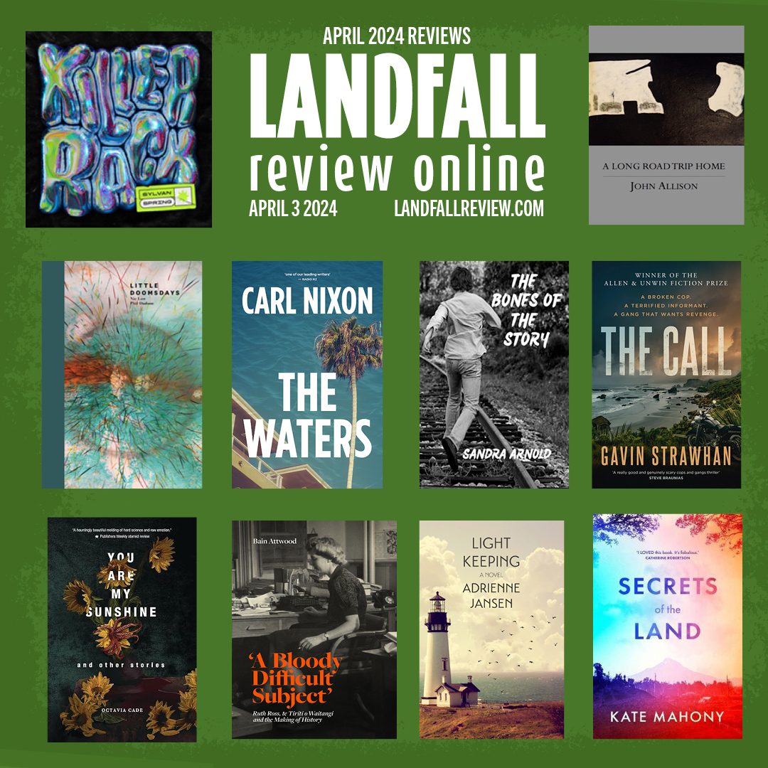 Our April reviews are live on our website! Read our reviews for these pukapuka at landfallreview.com ✨📚
