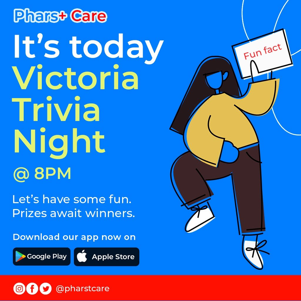 Put your thinking caps on and join us for a thrilling night of Victoria Trivia tonight at 8 pm! Test your knowledge and win your prize! 
🏅
pharst.care/trivia/
 #TriviaNight #VictoriaEvents