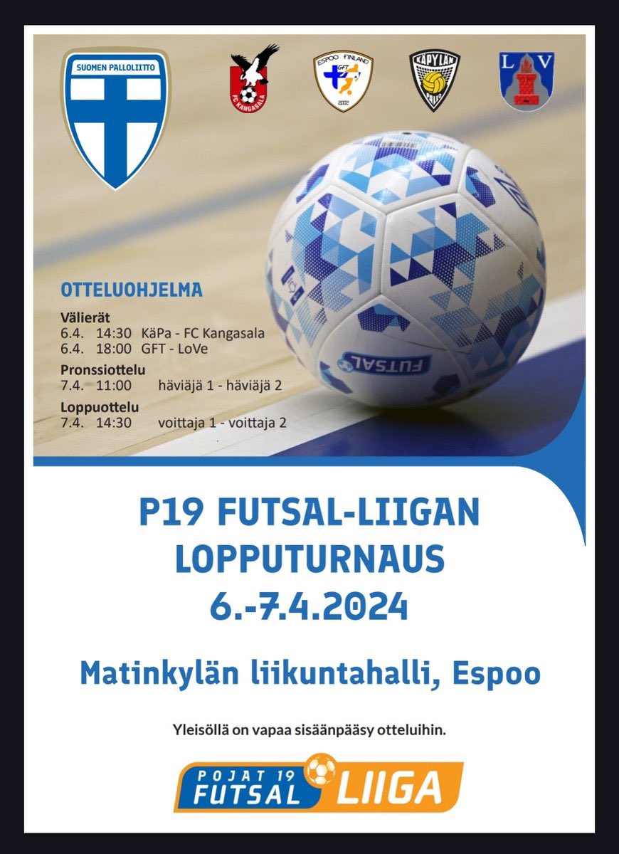 Huomenna Espoossa näissä merkeissä. #lohtajanveikot #LoVe #Futsal