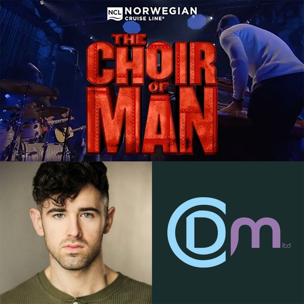 Break a leg to client JACK OSMOND who opens today as The Handyman in The Choir of Man aboard the Norwegian Encore. Jack will be cruising for NCL until September. @CruiseNorwegian