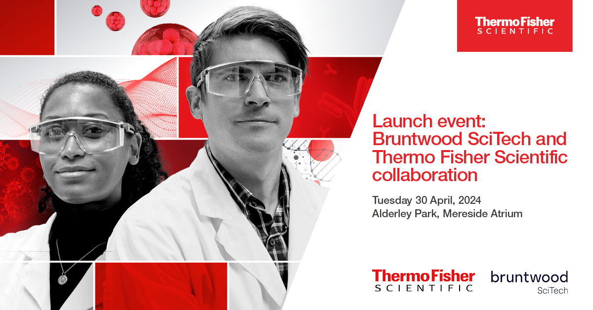 Last month we announced our collaboration with @thermofisher - now you can meet the team in person to find out more! 📅 Join @thermofisher @ @AlderleyPark on Tuesday 30th April. 🔴 Open Access Lab tours and demos 🔴 Open exhibition 🔴 Seminar programme eventbrite.co.uk/e/launch-event…