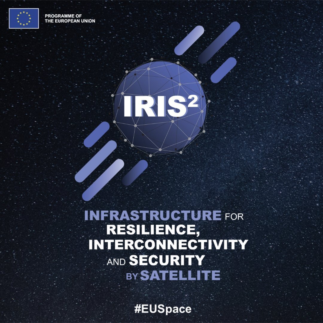 The upcoming #IRIS2 🇪🇺🛰️ constellation will provide the European Union and its Member States with a 🆕 space-based connectivity system It will support the 📈 Economic and societal growth of the EU 🛜 Reduction of the digital divide More at 👇 europa.eu/!QMMDDx