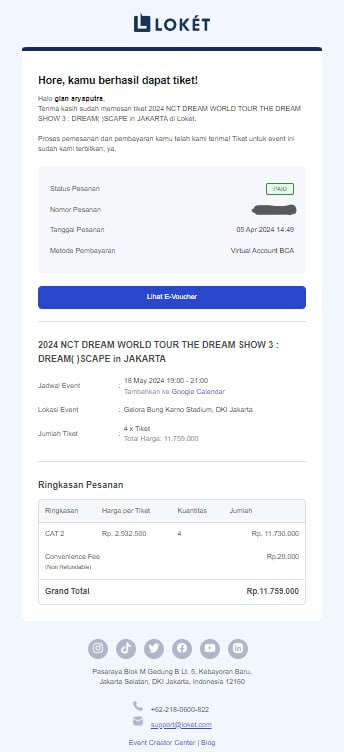 gianarya_'s tweet photo. Wts 4 tiket nct cat 2
#THEDREAMSHOW3 https://t.co/lpw3VCnRK9