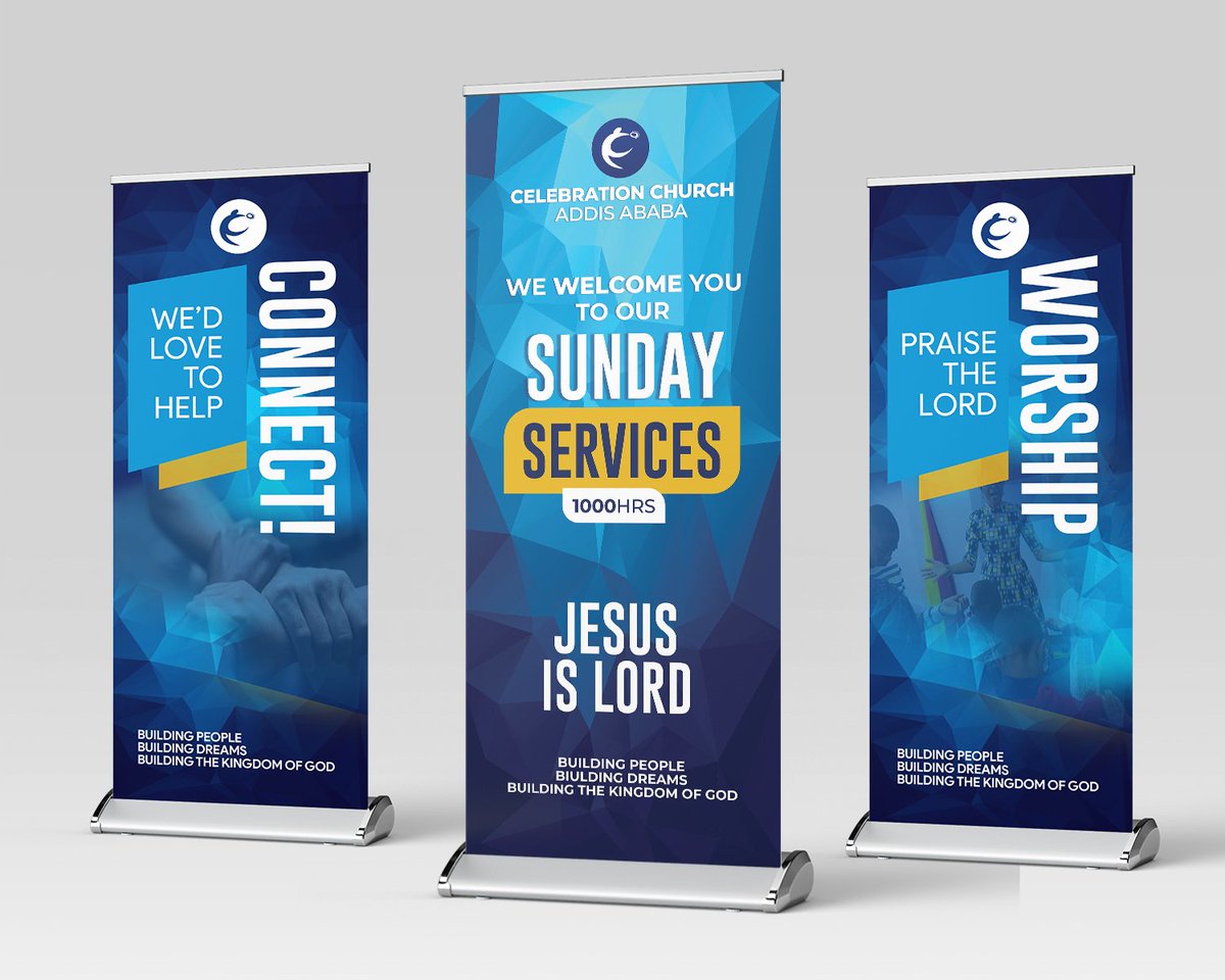 Mosaic Decorated!
Executive Pullup Church Banner Set
Celebration Addis Ababa
Crafted by: @hi_designs263 

Need excellent visuals ?
Look no further
Contact us today to get started
0715552905 | 0774339428

#church #churchbranding #churchmarketing #churchcreative #eventbranding