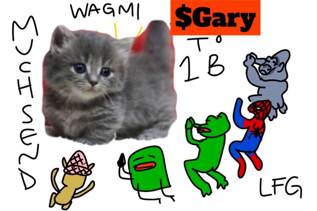 @Blockchain_Buds Go get some $Gary. He's literally @1goonrich cat. Even Ansem tweeted it! @gary_on_solana