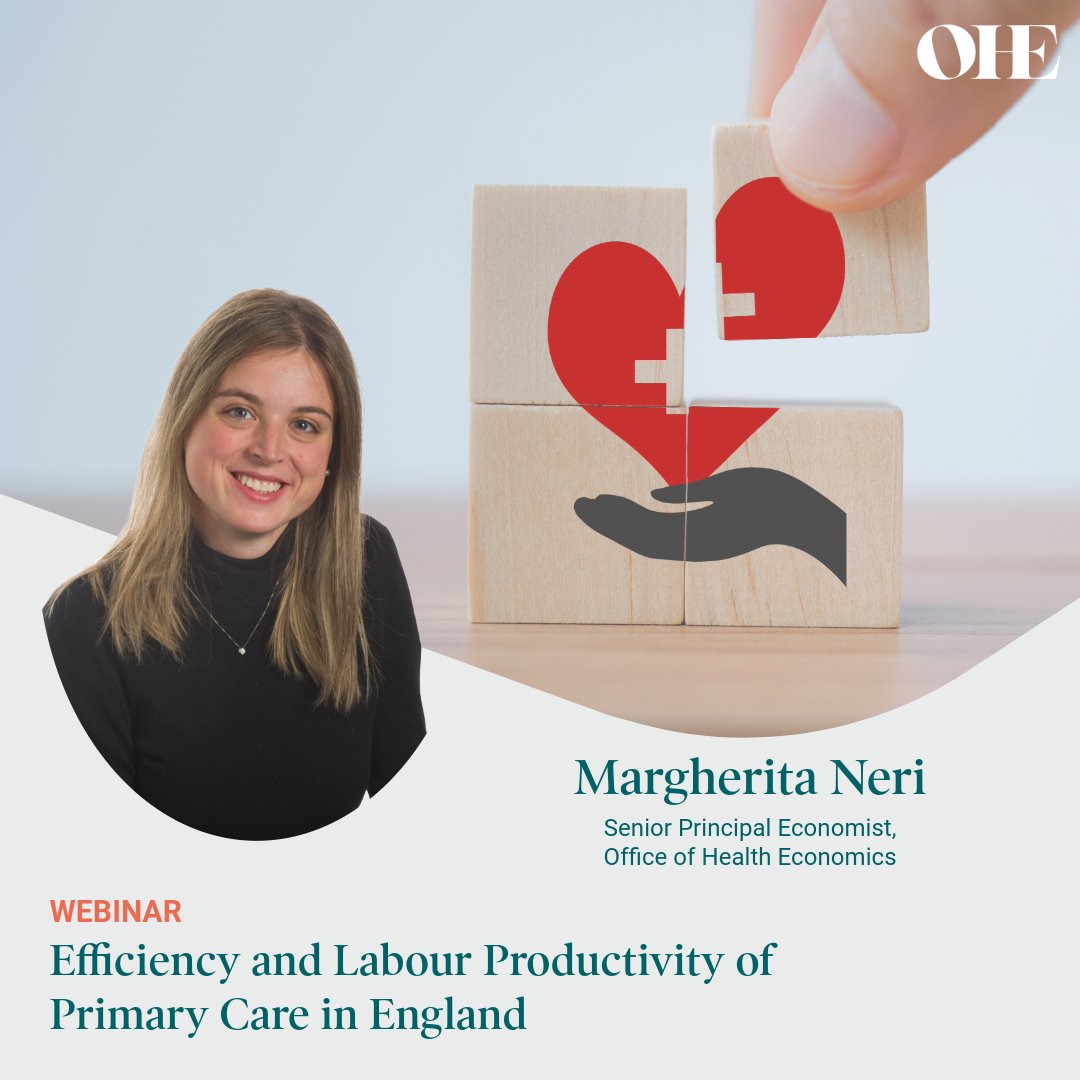 Don't miss our webinar on the Efficiency & Labour Productivity of Primary Care in England! We will share insights from our multi-year research programme on general practice efficiency & productivity determinants. Join us on 23 April at 14:00! Registration: attendee.gotowebinar.com/register/24893…