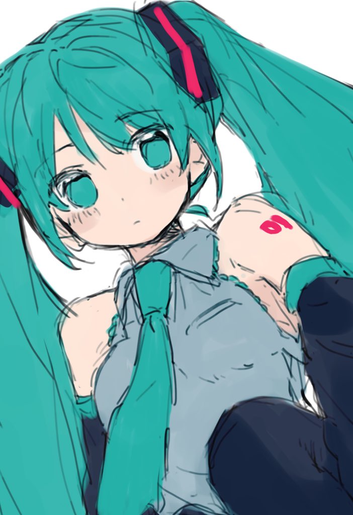 初音ミク 「」|ぴよ茶のイラスト