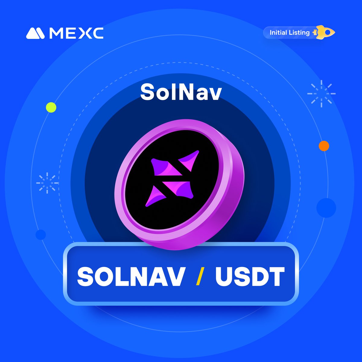 MEXC_Listings (@mexc_listings) on Twitter photo We're thrilled to announce that the <a href="/SolNavAI/">SolNav | Drive to Earn AI Navigation</a> Kickstarter has concluded and $SOLNAV will be listed on #MEXC!
🔹Deposit: Opened
🔹SOLNAV/USDT Trading in the Innovation Zone: 2024-04-05 10:30 (UTC)
Details: mexc.com/support/articl… We're thrilled to announce that the <a href="/SolNavAI/">SolNav | Drive to Earn AI Navigation</a> Kickstarter has concluded and $SOLNAV will be listed on #MEXC!
🔹Deposit: Opened
🔹SOLNAV/USDT Trading in the Innovation Zone: 2024-04-05 10:30 (UTC)
Details: mexc.com/support/articl…