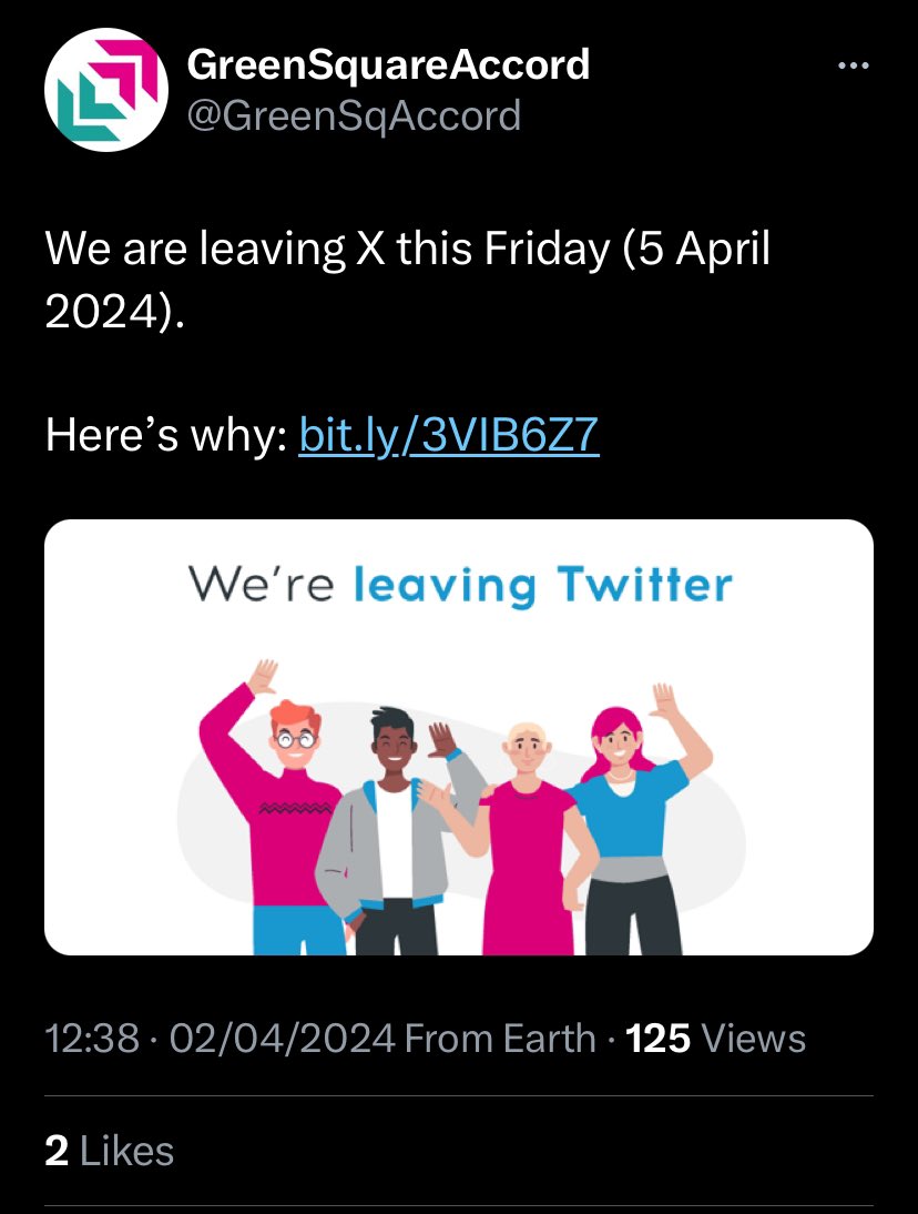 Will there be an official farewell or will they just skulk off? I’m betting the latter. 

So long @GreenSqAccord as you continue to block, ignore and silence the voices of the very people who pay your wages and whom you’ve been entrusted to serve.

#GreenSquareAccord  #CommsHero