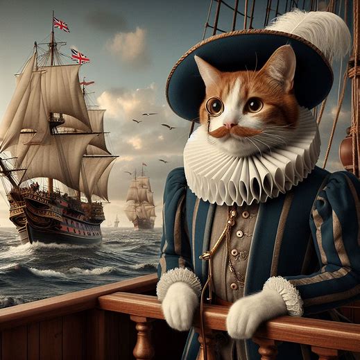 On this day in 1621, #ChairmanMeow's great-great-great-great-great Grandpa Sir Walter Meow dropped the Pilgrim Fathers off in America before heading home for his dinner. 

The rest is history!

#decats