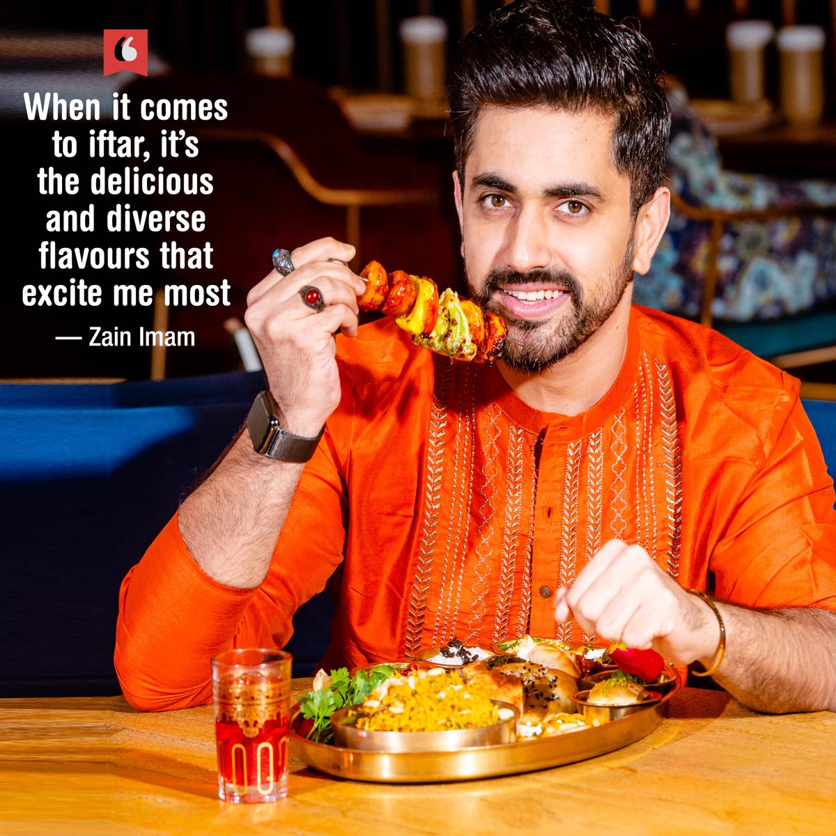 DelhiTimesTweet's tweet photo. 'I love the delicious food we eat after breaking our fast. I also enjoy hosting people at home'

@zainimam01 finds joy in the traditions of #Ramadan, sharing his love for iftaar food and gatherings  

Read: https://t.co/7vzORlEyhp 

#ZainImam https://t.co/JL5MbElzqy