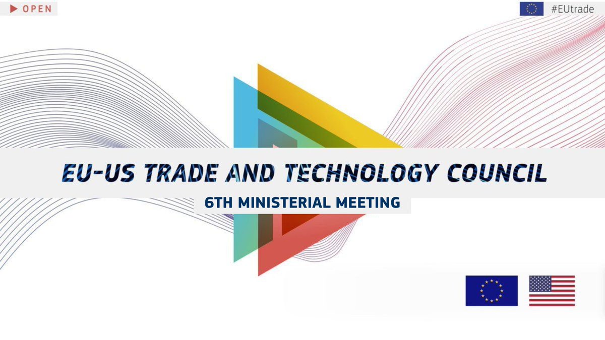 🇪🇺 & 🇺🇸 = strong trade & tech cooperation in a time of global challenges. Today’s 6th ministerial meeting of the EU-US Trade and Technology Council paves the way for even stronger transatlantic cooperation & leadership. 🧵 Scroll ↓ to learn on the main outcomes of the #TTC.