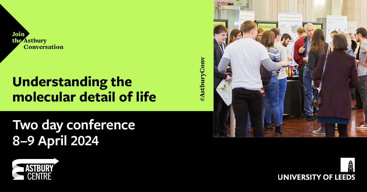 📢Just 3 days to go until #AstburyConv! We can’t wait to welcome over 280 delegates from around the globe to hear about exciting science. Will you be attending?