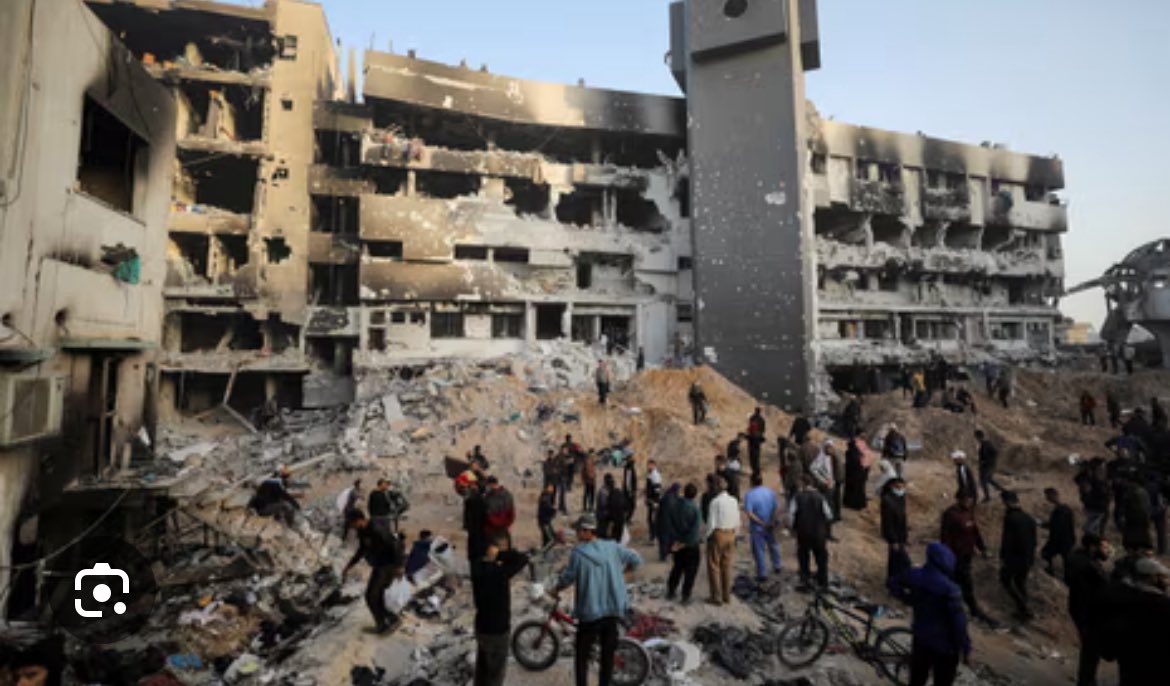 On 15 November, Al Shifa Hospital was attacked by the IDF. Preterm/intubated babies and civilians died as a result.

Al Shifa was the largest medical complex and central hospital in the Gaza Strip. 

The IDF demolished Al Shifa on 1 April, 5 months later.

#solidarityfastforgaza